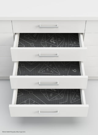 Charcoal Dungeons & Dragons Peel & Stick Wallpaper