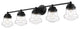 Zlite 736-5V-MB 5-Light Vanity, Clear Seedy