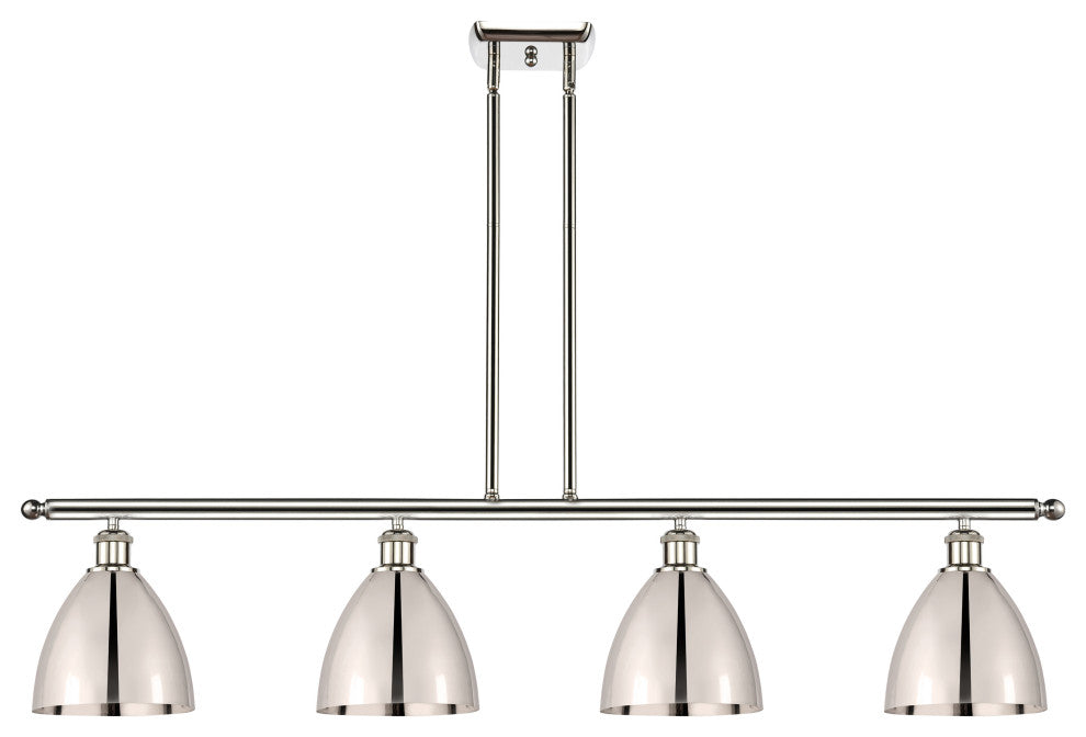 Ballston Dome Island Light, Polished Nickel, Polished Nickel