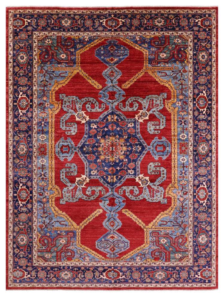 Handmade Persian Fine Serapi Wool Rug 9' 10" X 13' 4" - Q12632