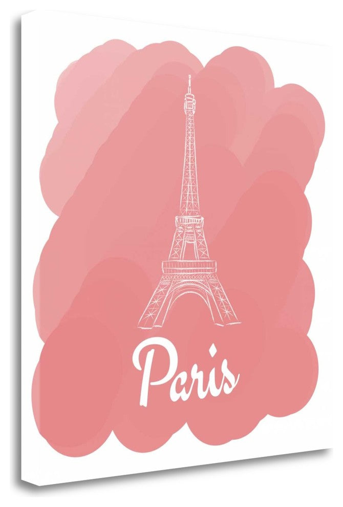 "Paris" By Aubree Perrenoud, Giclee Print on Gallery Wrap Canvas, Ready to Hang