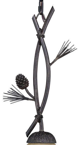 Vaxcel Lighting P0201 Sierra 6"W 1 Light Mini Pendant - Black Walnut