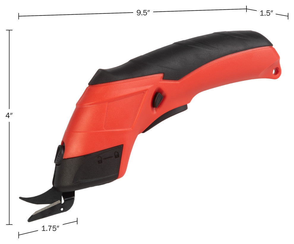 Cordless Electric Scissors Multipurpose Fabric, Leather, Carpet Cardboard Cutter