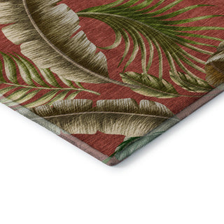Addison Premium Washable Mayfield AMF196 Red 8' x 10' Rug