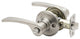 Scandinavian Style Privacy Lever, Satin Stainless