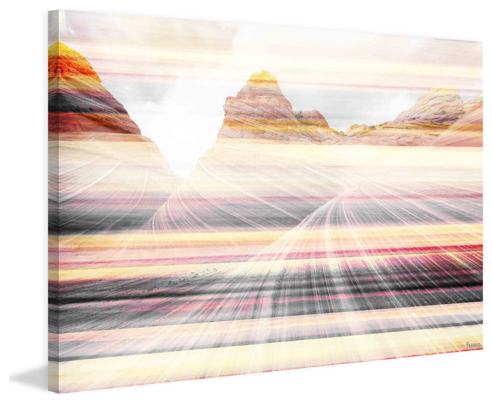 "Desert Travel" Print on Canvas, 18"x12"