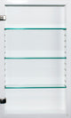 Concealed Picture Frame Medicine Cabinet, Unfinished Raised, 14"x24"