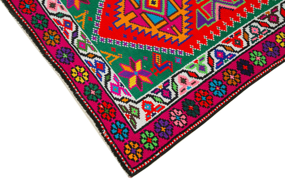 Rug N Carpet - Handmade Oriental 2' 8" x 12' 2" Tribal Runner Rug