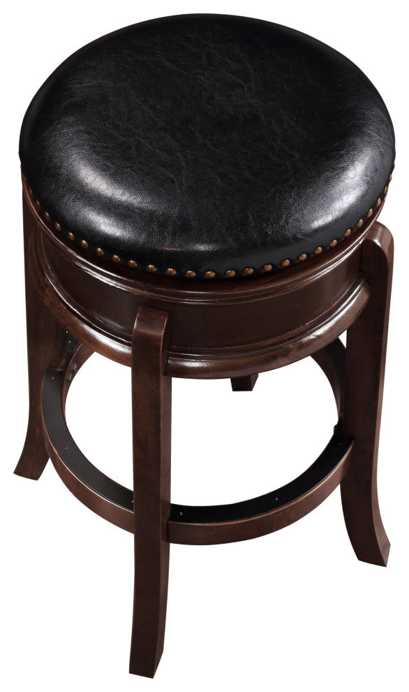 29" Hamilton Swivel Stool, Cappuccino