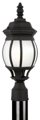 Wynfield Small 1-Light Outdoor Post Lantern, Black