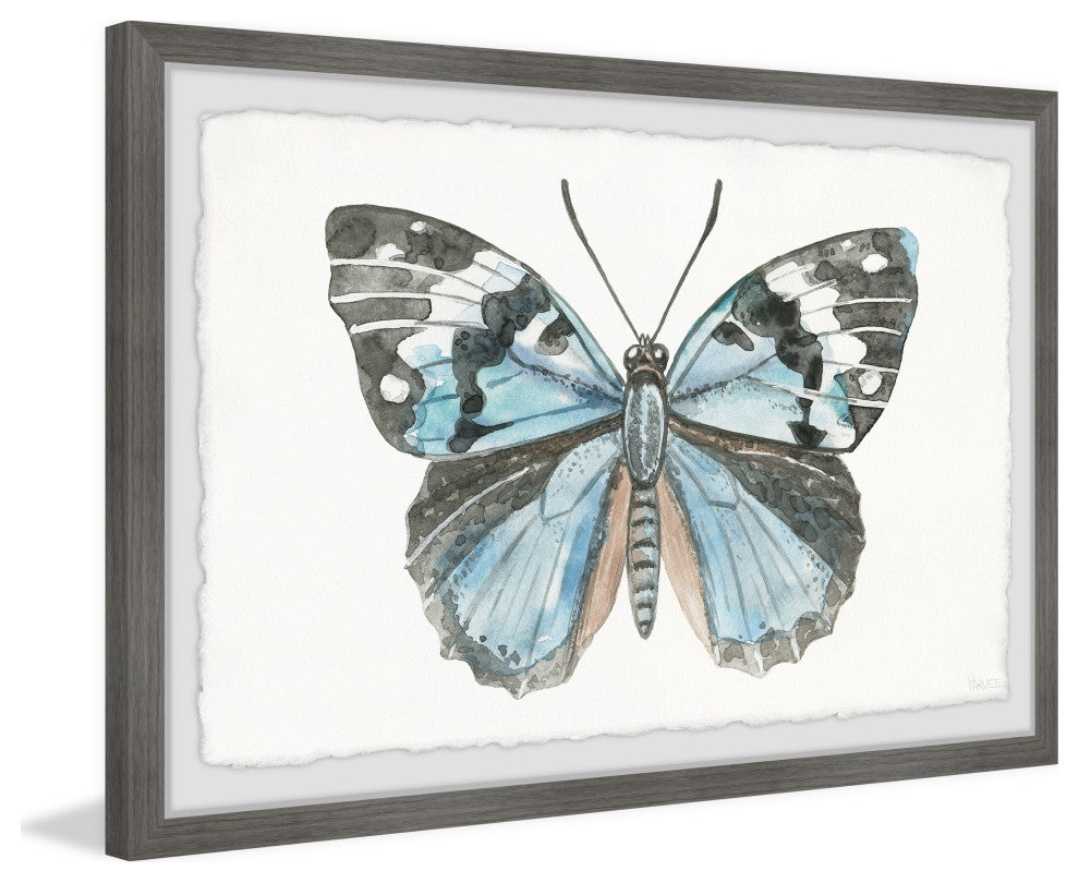 "Wild Butterfly" Framed Painting Print