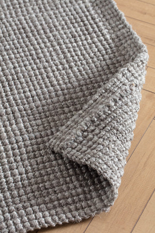 8'x10' Andes Gray Jute Area Rug