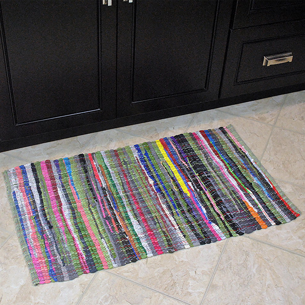 DII Multi Color Rag Rug