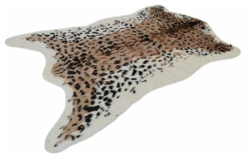 Leopard Spot Animal Print Area Rug