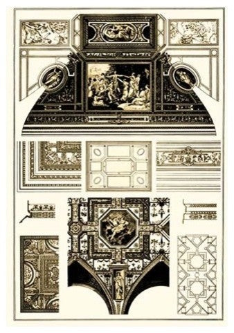 Cloister - Vaults and Coved Ceilings - Fine Art Giclee Print 24" x 36"