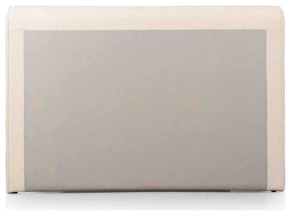 Mitchell Bed-Thames Cream-King