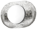Velma Wall Sconce, 10W, Matte Black, Clear Glass