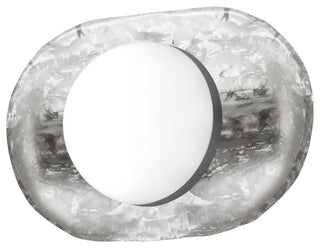 Velma Wall Sconce, 10W, Matte Black, Clear Glass