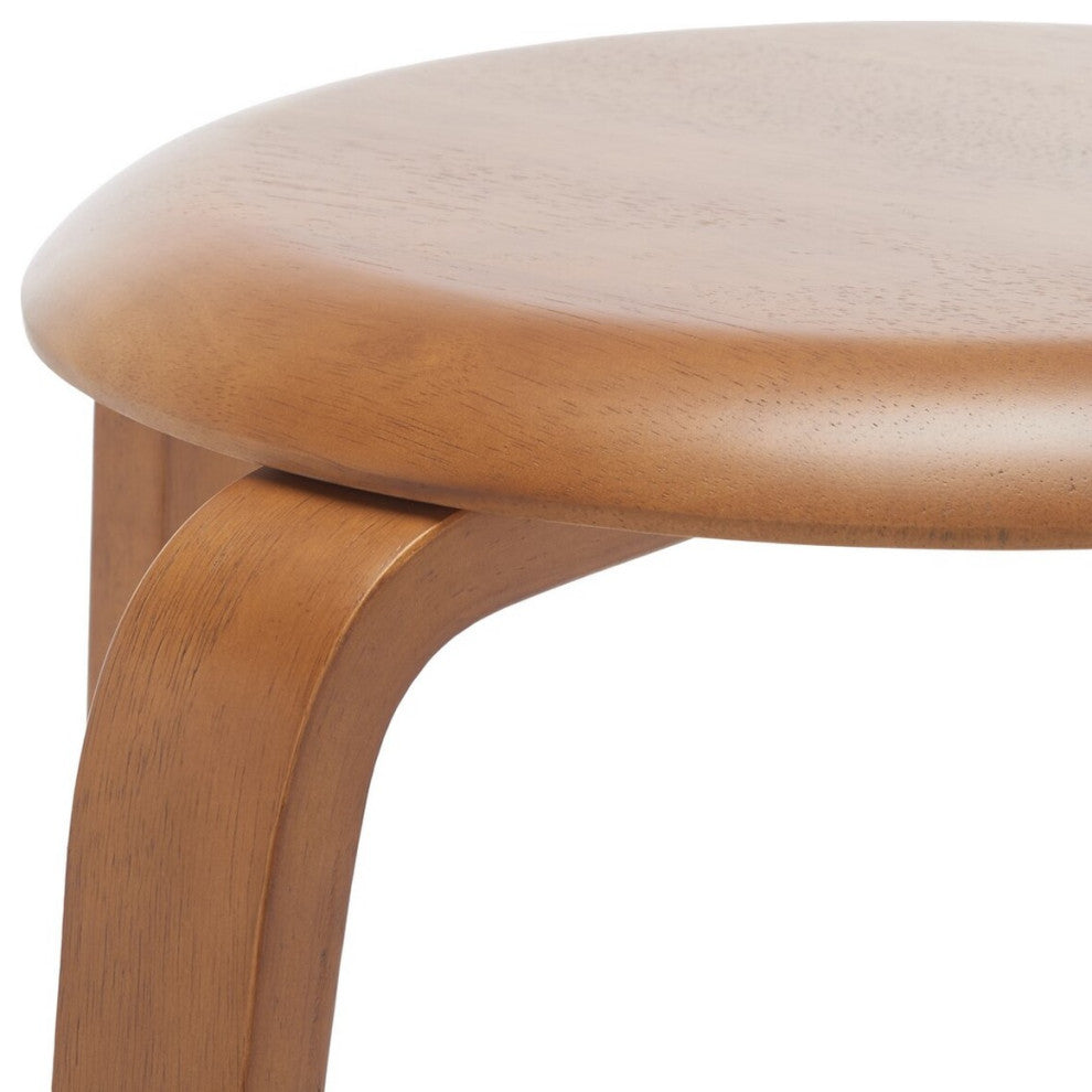 Safavieh Luella Stackable Stool, Walnut