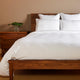 BedVoyage Luxury 100% Rayon Viscose Bamboo Duvet Cover With Shams, 3 Piece