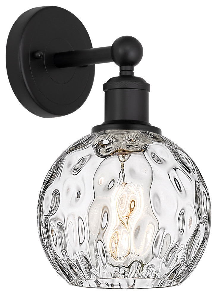 Innovations 616-1W-BK-G1215-6 1 Light Sconce, Matte Black
