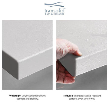 Transolid PPS1420UP-01CB Preston 14x20  FlipUp Seat, White/Champagne Bronze