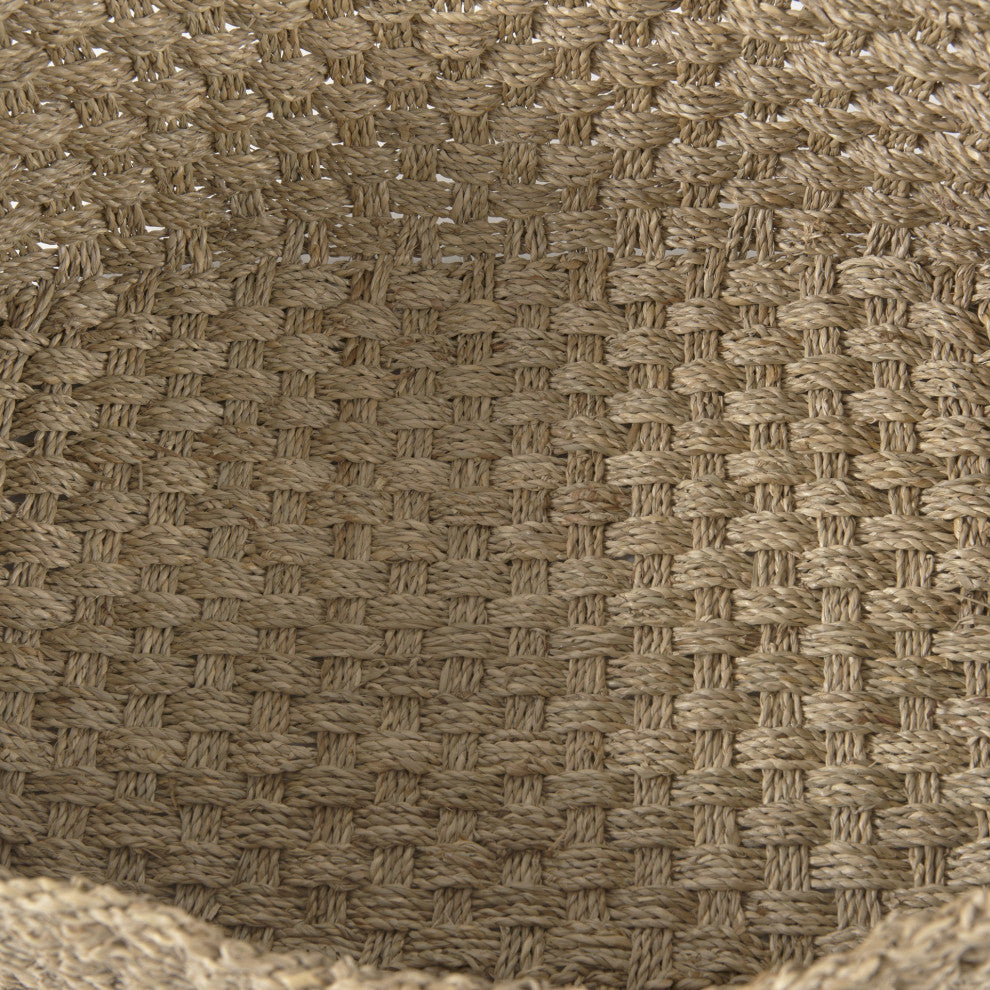 Set of Three Weaved Wicker Storage Baskets