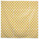 Leaf Pattern Yellow 58x58 Tablecloth
