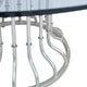 Ambella Home Collection - CafÃ© Dining Table Base - Antique Silver - 09210-640-02