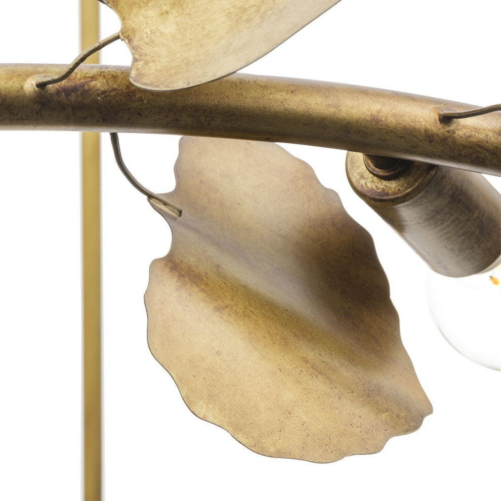 Laurel Collection 6-Light Transitional Chandelier, Gold Ombre