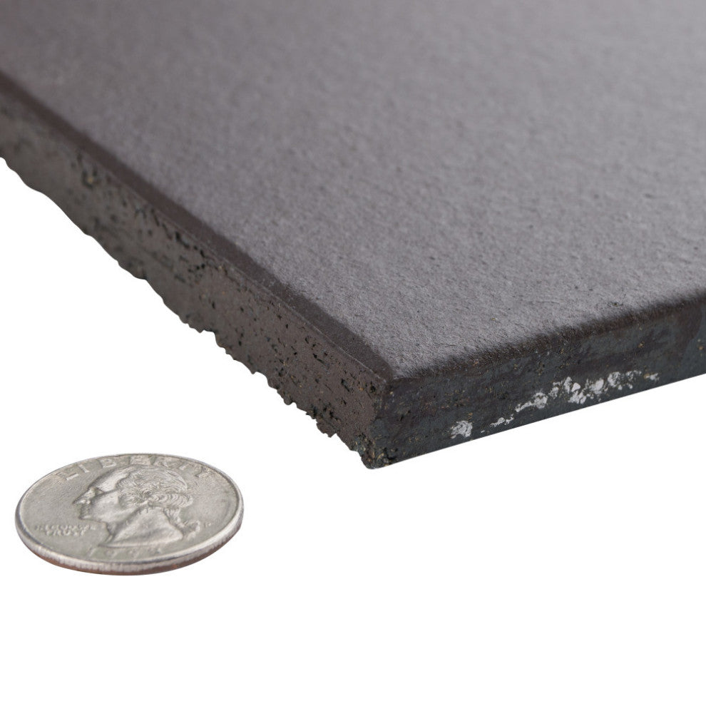 Quarry Black Ceramic Floor and Wall Tile