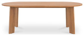 Delta Oval Outdoor Dining Table Natural