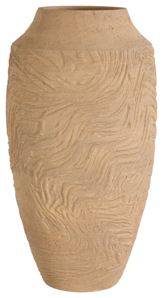Uttermost Sandstone Flow Large Terracotta Vase