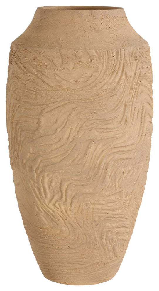 Uttermost Sandstone Flow Large Terracotta Vase