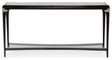 Aico Amini Paris Chic Console Table in Espresso
