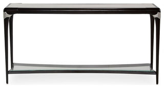 Aico Amini Paris Chic Console Table in Espresso