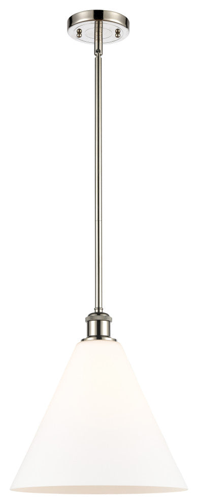 Innovations 516-1S-PN-GBC-121 1-Light Mini Pendant, Polished Nickel