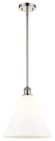 Innovations 516-1S-PN-GBC-121 1-Light Mini Pendant, Polished Nickel