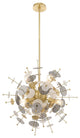Livex Lighting Satin Brass 6-Light Pendant Chandelier