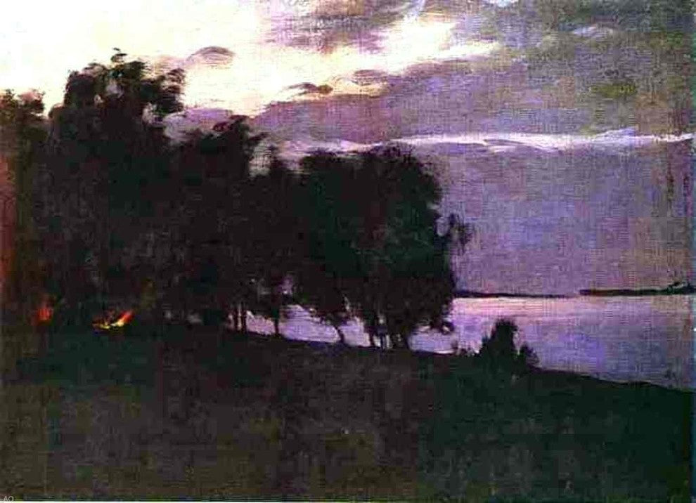 Isaac Ilich Levitan Bonfire Wall Decal