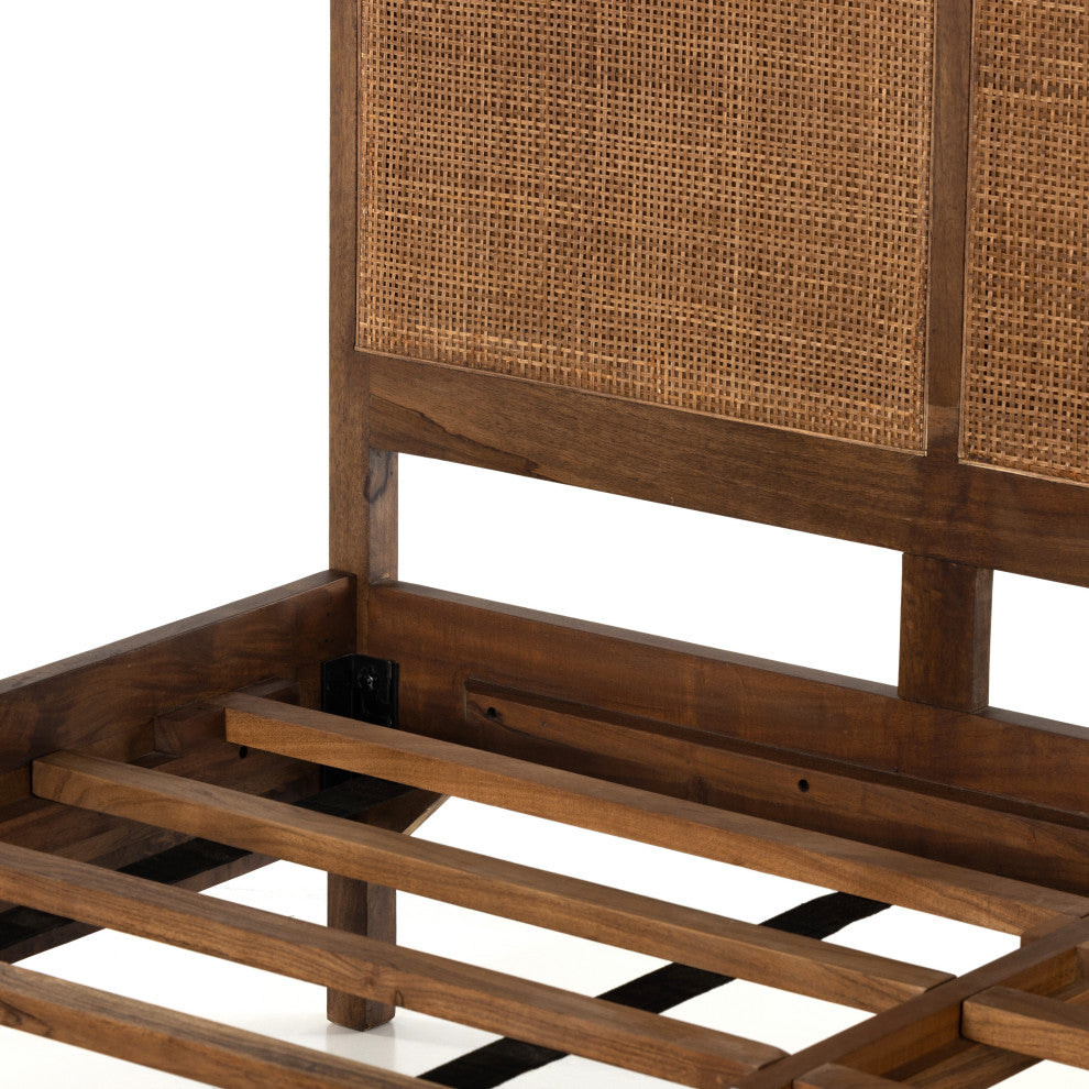 Sydney Bed-Brown Wash-Queen