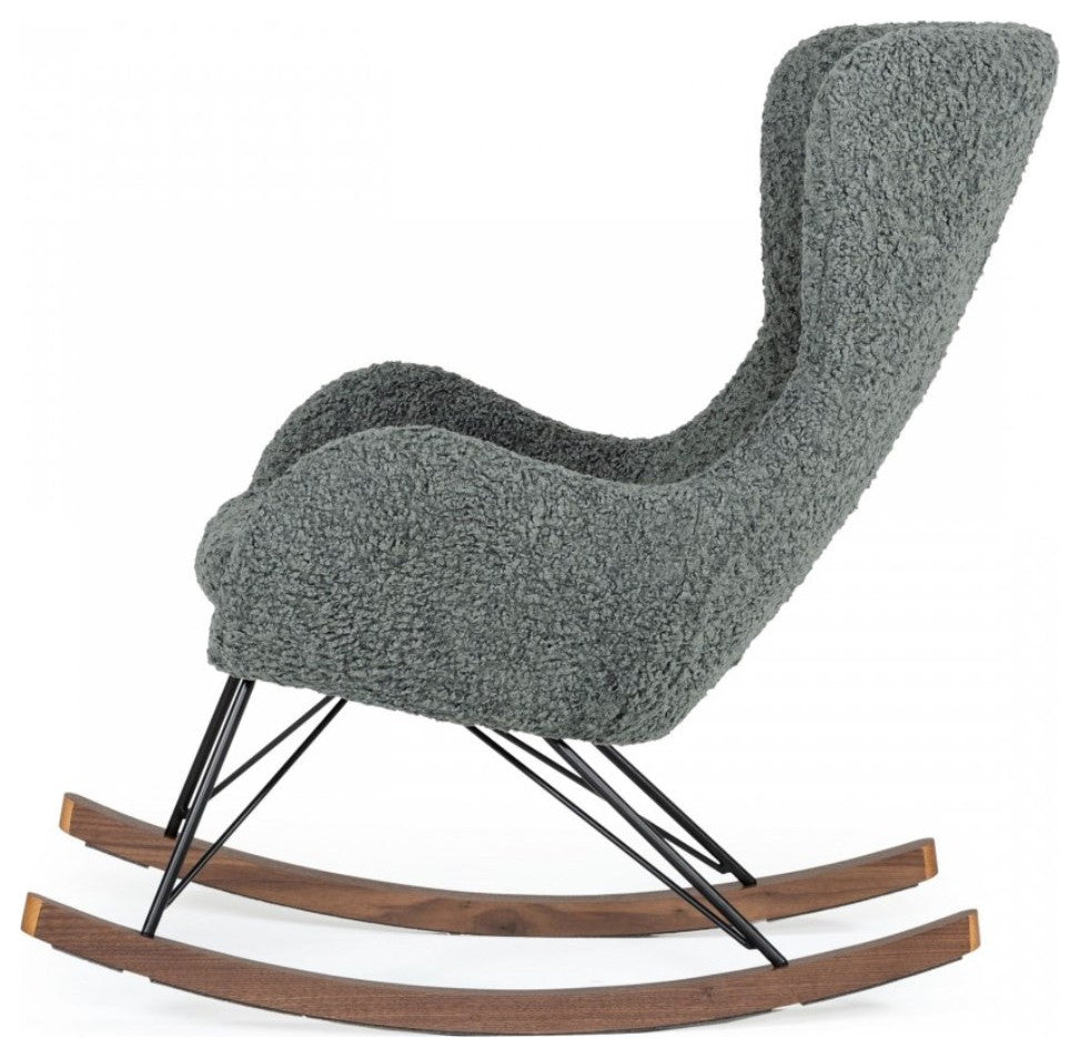 Modrest Ikard Modern Gray Sheep Rocking Chair