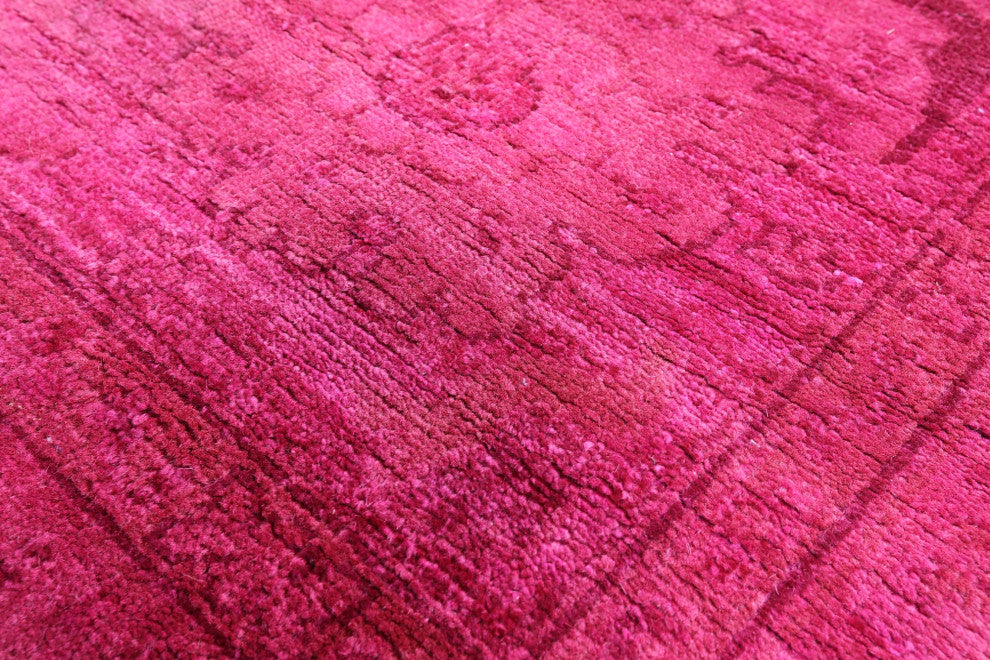 10' 0" X 13' 9" Full Pile Overdyed Hand Knotted Rug - Q12855