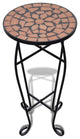 vidaXL Mosaic Side Table Plant Table Terracotta