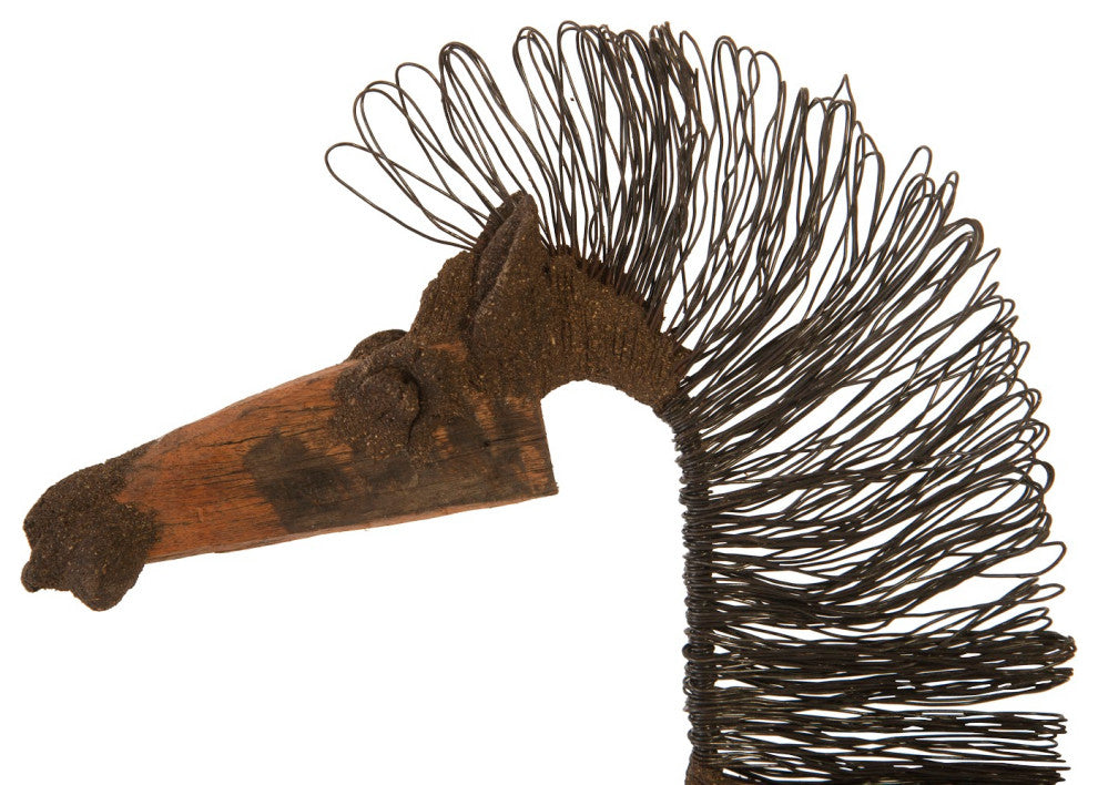 Wire Horse Sculpture, Small Body