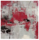 "Stone Gardens III Red" by Silvia Vassileva, Canvas Art, 18"x18"