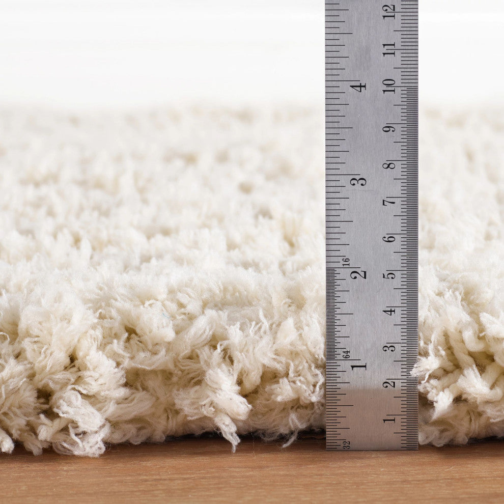 Dash & Albert Kodiak Ivory Handwoven Microfiber Performance Rug, Ivory, 8' x 10'