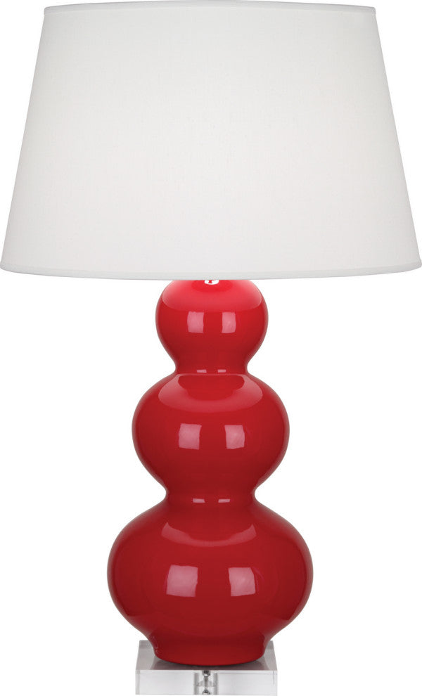 Robert Abbey RA-RR43X 1-Light Table Lamp, Triple Gourd