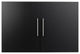 Prepac HangUps 36" Upper Wooden Garage Storage Cabinet in Black