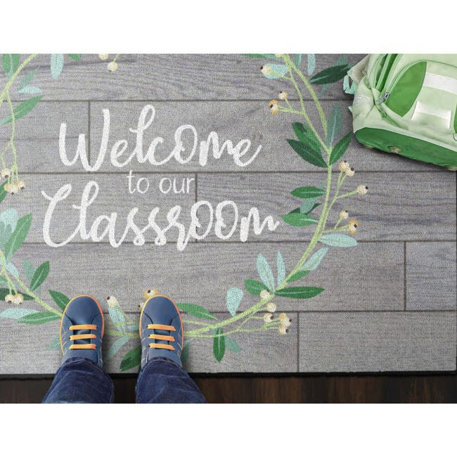 Flagship Carpets CW1812-4x6FS Welcome To Our Classroom Rug